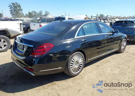 2018 Mercedes-Benz S 560 из США, поврежденный, VIN WDDUG8DB7JA422436